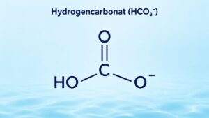 Abbildung eines Hydrogencarbonat-Moleküls